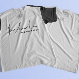 white signature tee